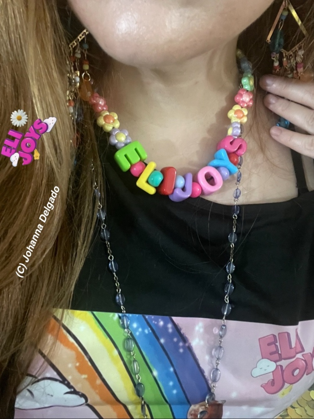 ELIJOYS Floral necklace